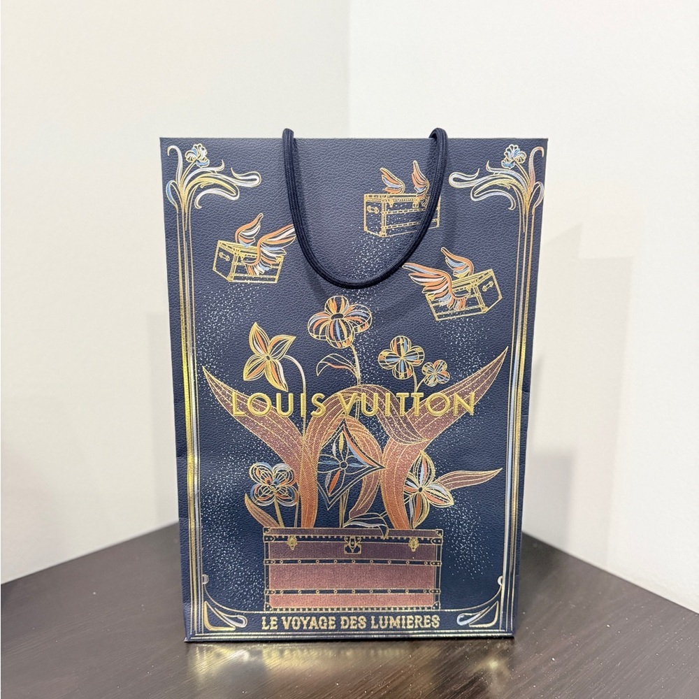 Louis Vuitton Luxury Blue Decor Bag